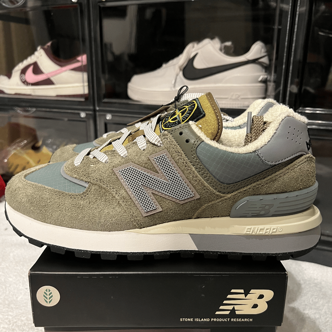 Stone Island and New Balance Unveil New 574 Shoe