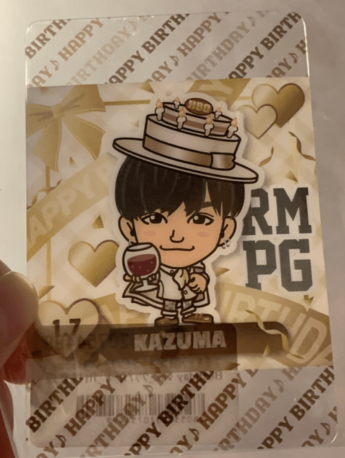 川村壱馬 クリアカード(HAPPY BIRTH DAY)