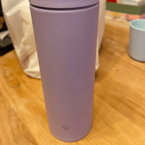 Zojirushi SM-ZB48-VM Water Bottle, Screw, Stainless Steel Mug, Seamless, Direct Drinking, 16.2 fl oz (480 ml), Lilac Purple