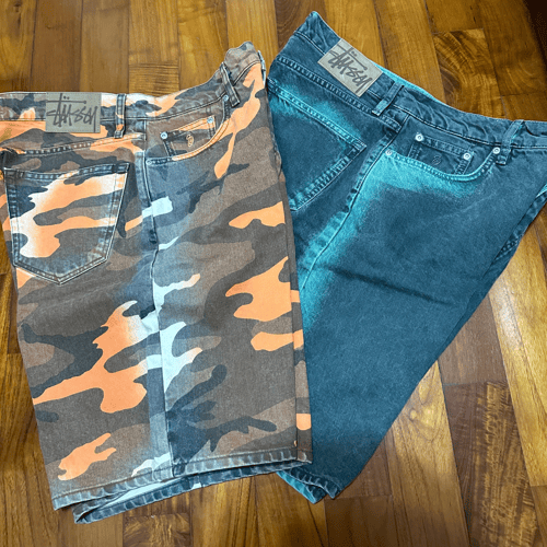 新着商品 STUSSY SPRAY DYE BIG OL SHORTS ショートパンツ - abacus-rh.com