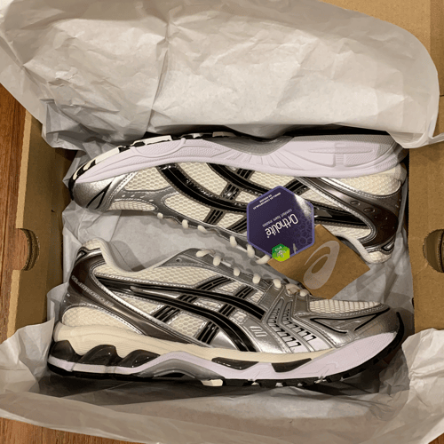 Asics Gel Kayano 14 Cream Black Buyandship Hong Kong