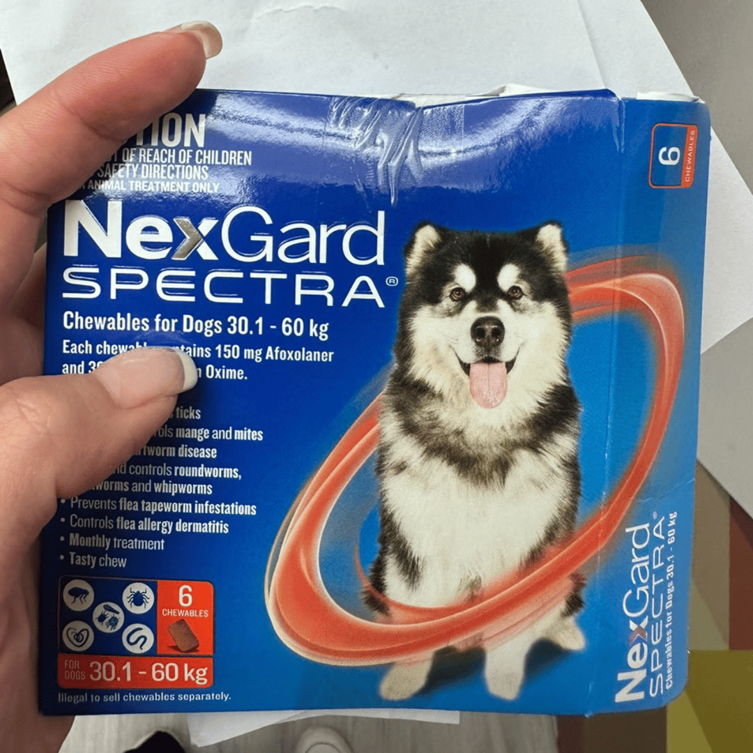 Nexgard Spectra Chews For Dogs 30.1-60Kg