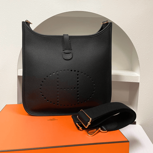 Hermès Evelyne Poche III 29 Taurillon Clemence - 89 Noir