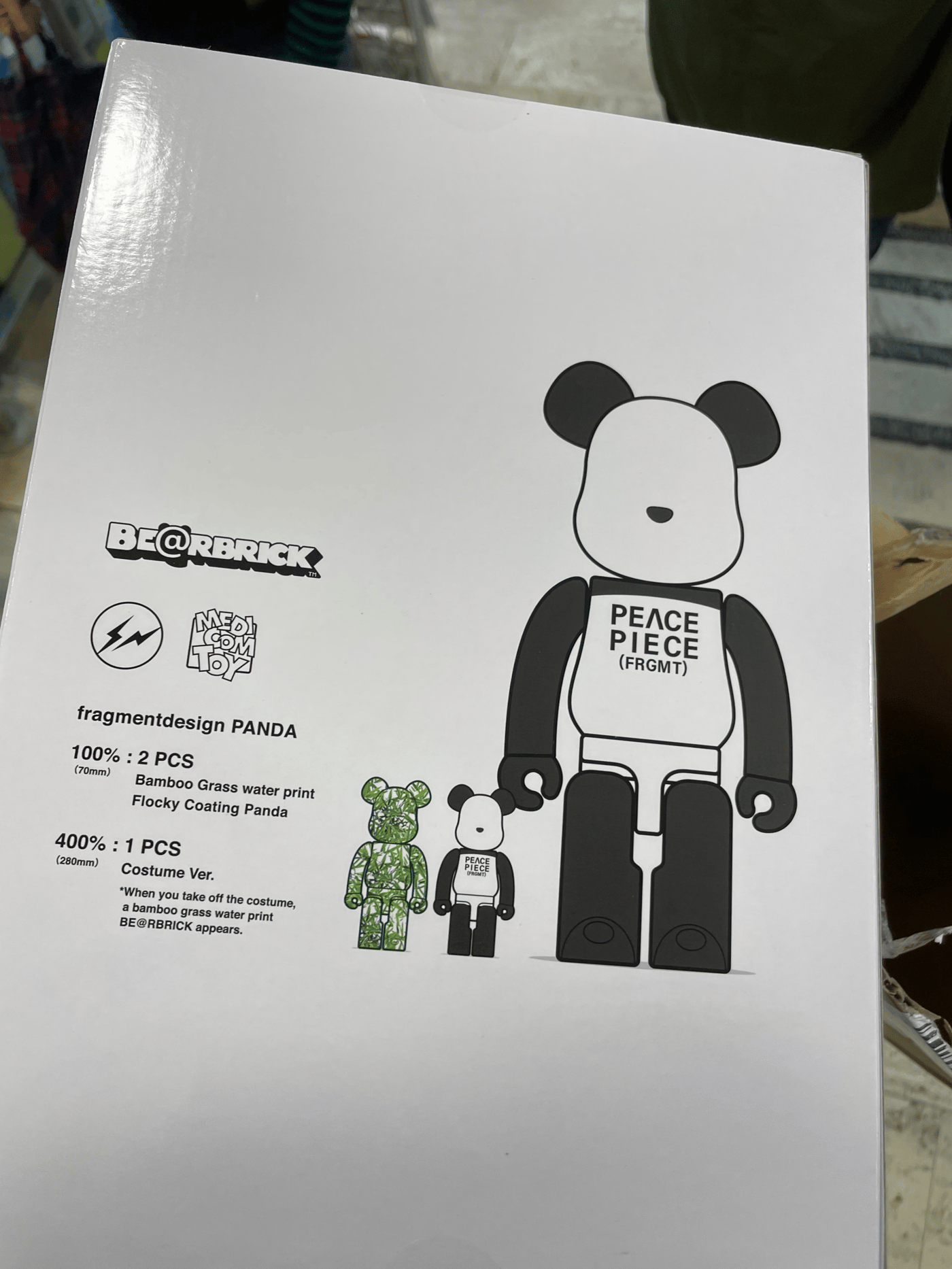 Bearbrick Fragmentdesign panda