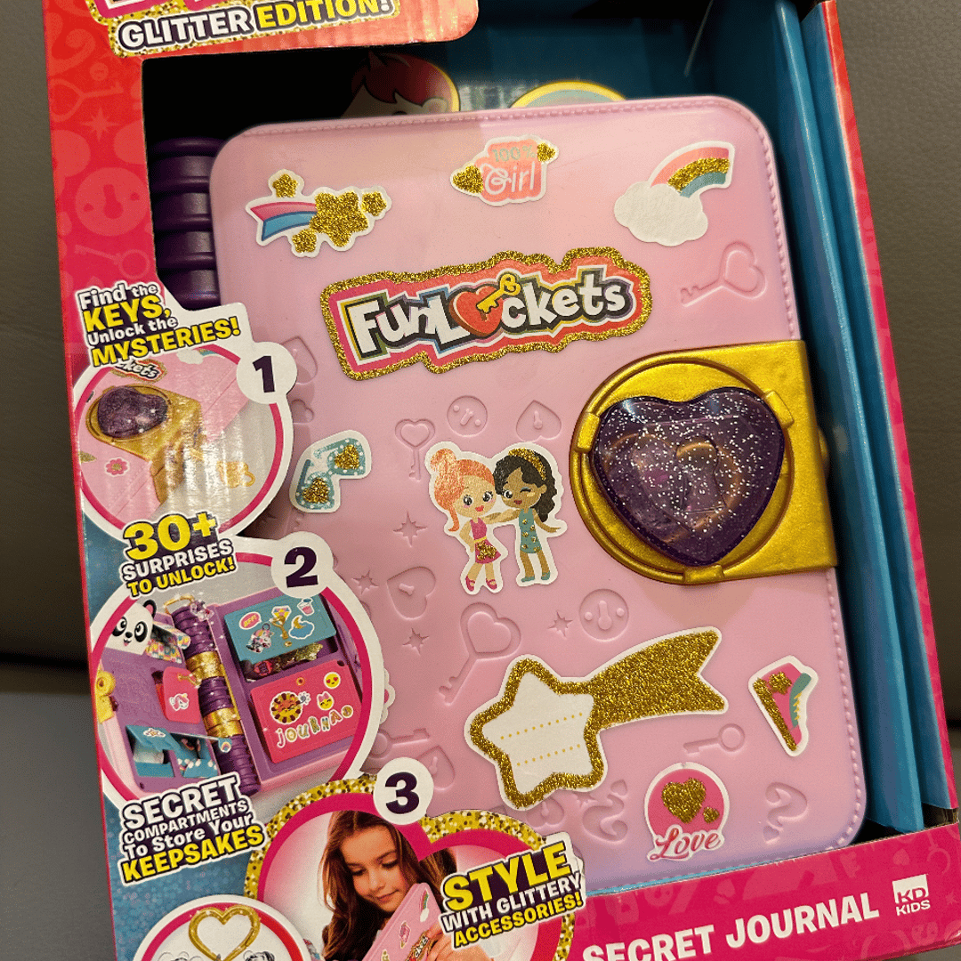  Funlockets Secret Journal NEW Glitter Edition. Secret