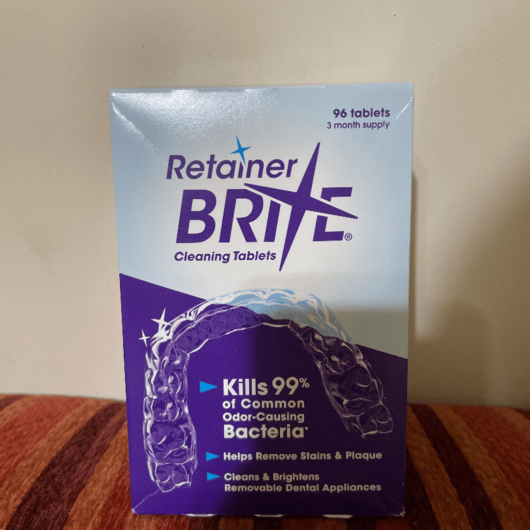 Retainer brite 維持器清潔錠 96錠｜用戶真實分享｜Buy&Ship 香港