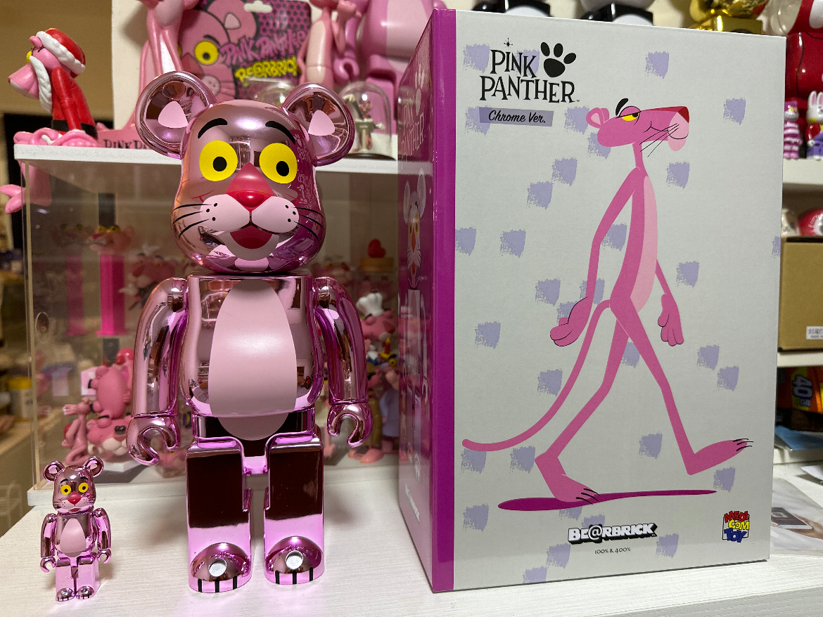 BE＠RBRICK PINK PANTHER 100％ & 400％