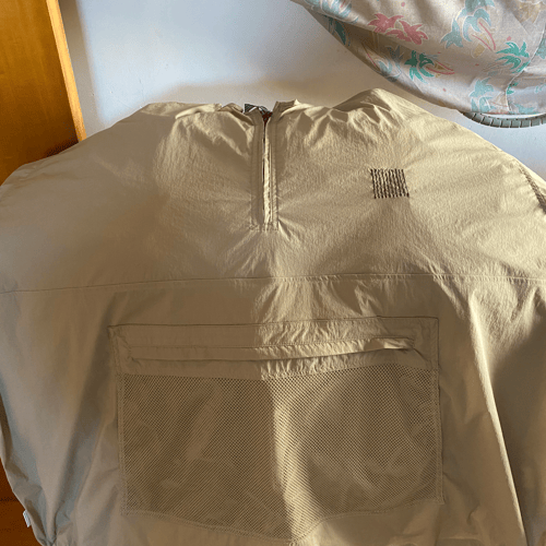 SFC half zip nylon shirt