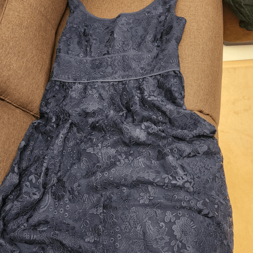 lace white dress casual White Lace High Low Dress - All Dresses main image 0