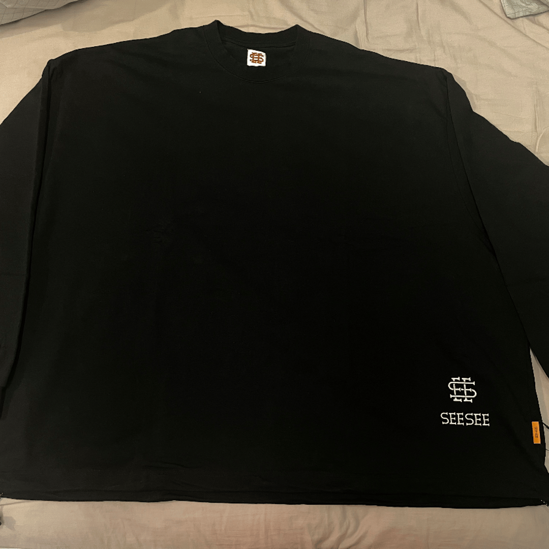 SEESEE SUPER BIG FLAT LONG-SLEEVE TEE DS