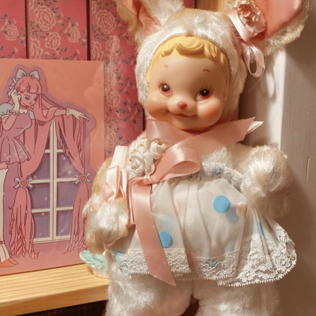 RUSHTON ラシュトン お絵描きバニー 47㎝（耳まで） Vintage