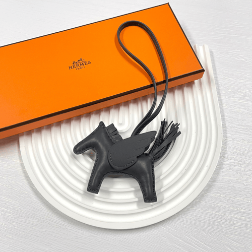 Hermès Rodéo Pégase PM Charm - Ardoise/ Ardoise/ Ardoise