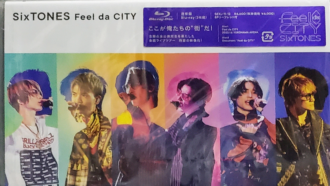 SixTONES Feel da City 通常盤bluray入手！