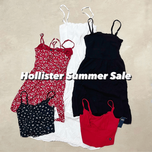 Hollister hotsell summer sale