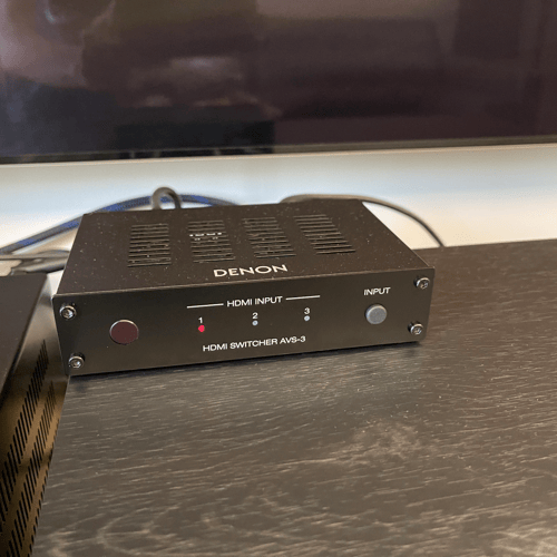 デノン Denon AVS3 8K対応HDMIスイッチャー /ブラック AVS-3K-www