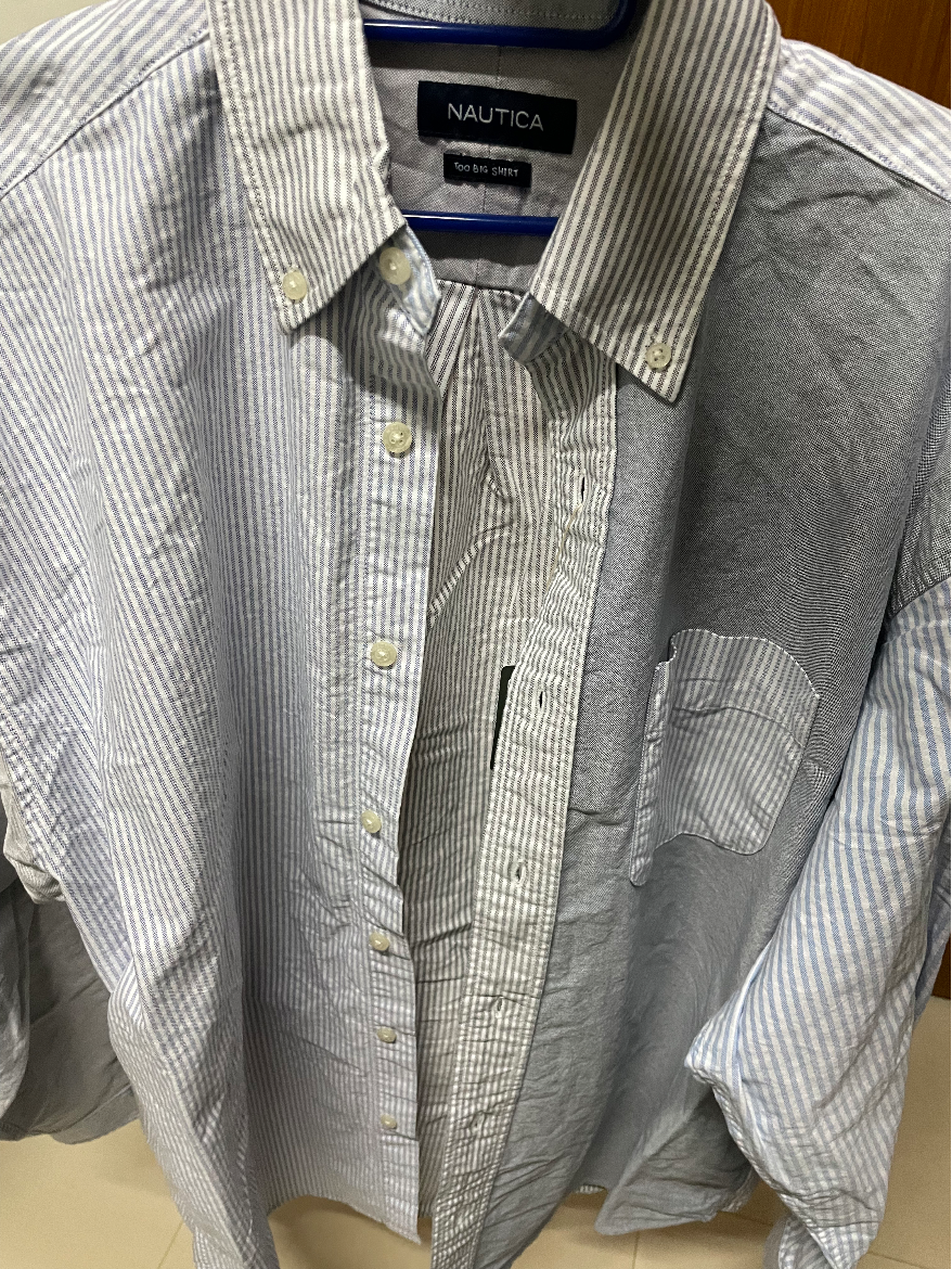 シャツ ブラウス NAUTICA/ノーティカ Stripe Oxford BD Shirt “TOO BIG