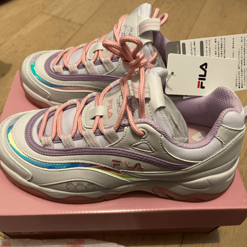 Fila ray shiny clearance pink