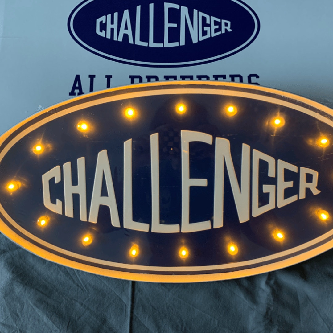 challenger チャレンジャー　サインボード CHALLENGER チャレンジャー ライトニング サインボード