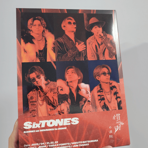 SixTONES 慣声の法則 in DOME Blu-ray 通常盤（SixTONES 慣声の