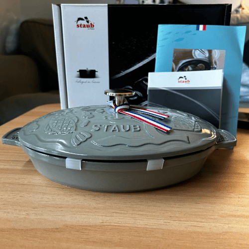 ストウブ オーバル ホットプレート 23cm ミナペルホネン ユーカリ 新品