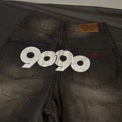 9090 OG Logo Painted Denim Pants | Buy&Ship（香港）