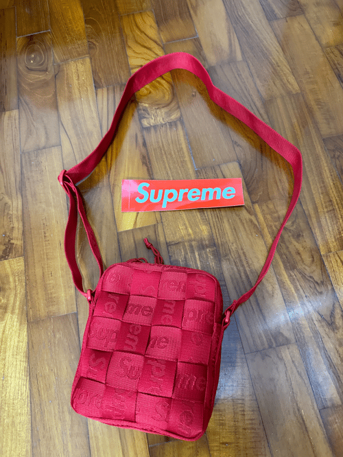 Supreme Woven Shoulder Bag