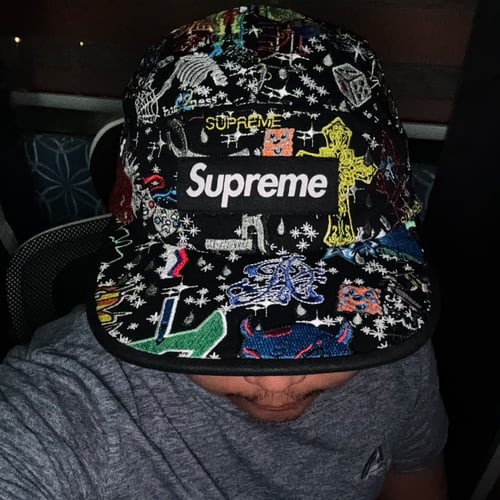 Supreme AOI Embroidered Camp Cap /
