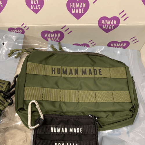 HUMAN MADE MILITARY POUCH & CARD CASE