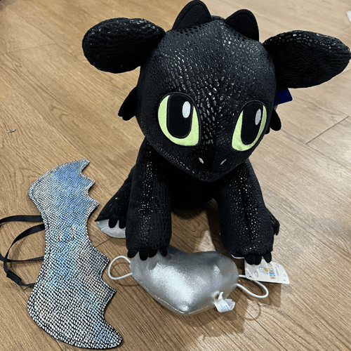 Toothless plush build a hot sale bear