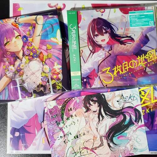 3枚目の地図＆リリースイベント限定カード2種 AZKi AZKi 3枚目の地図｜User Shared Post｜Buy&Ship Hong Kong