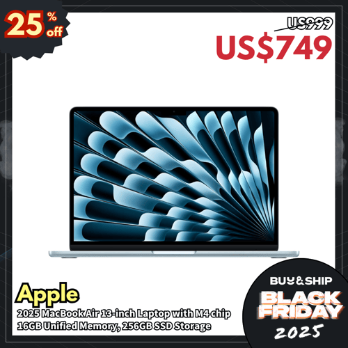 Amazon】Apple 2025 MacBook Air 13-inch Laptop with M4｜User Shared