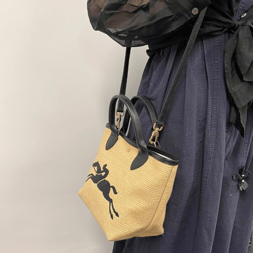 意大利 Longchamp Le Panier Pliage 手提包 S（黑色）- 100%正貨