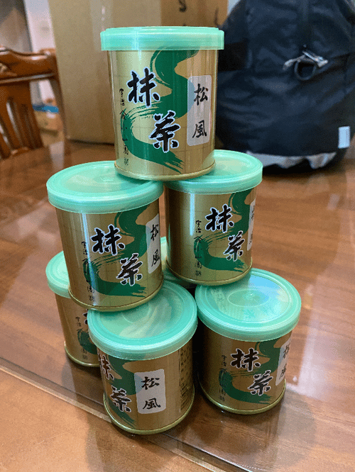 抹茶 宇治抹茶 山政小山園 四方の薫 30g 5個 松風 30g 1