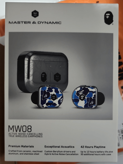 BAPE x Master & Dynamic MW08 True Wireless Earphones Blue - US