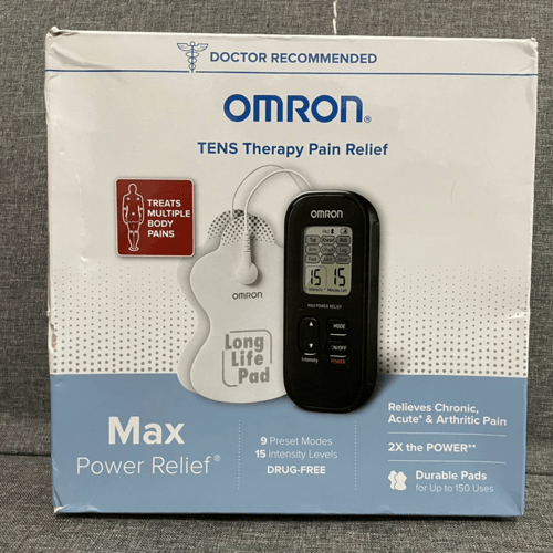 Omron PM500 Max Power Relief TENS Unit Muscle Stimulator