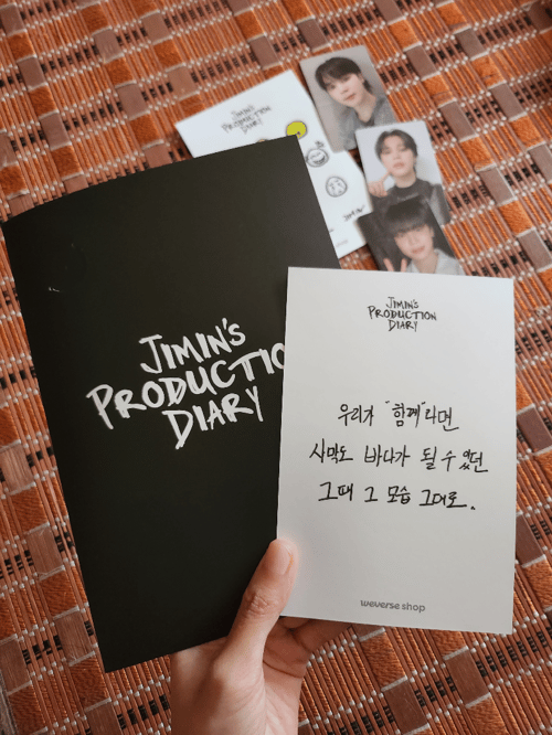 𝕒𝕠𝕜𝕠ꔛ♡ ⟭⟬ ⟬⟭ ⁷ | Jimin's Production Diary GIFT
