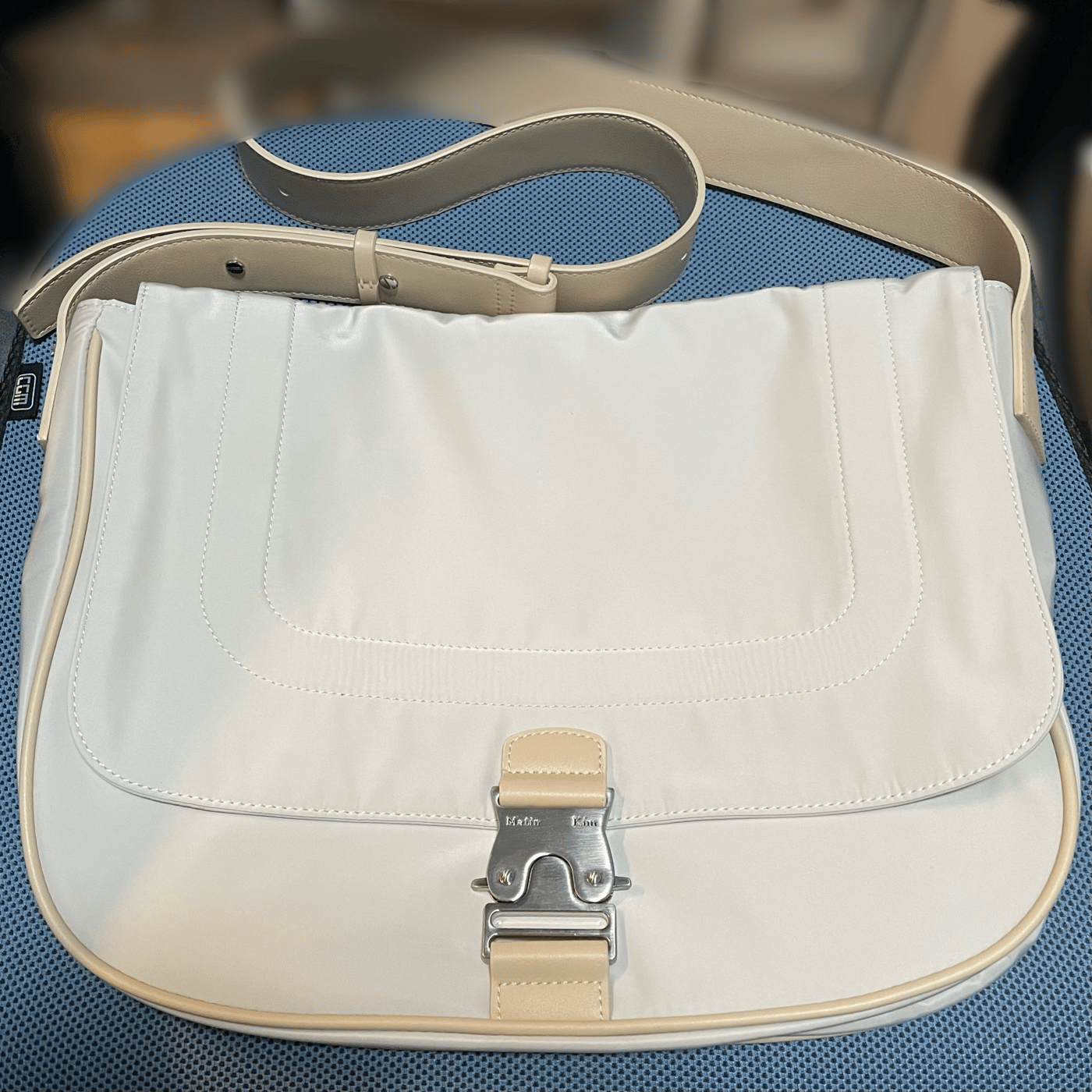Matin Kim big buckle shoulder bag | Buyandship