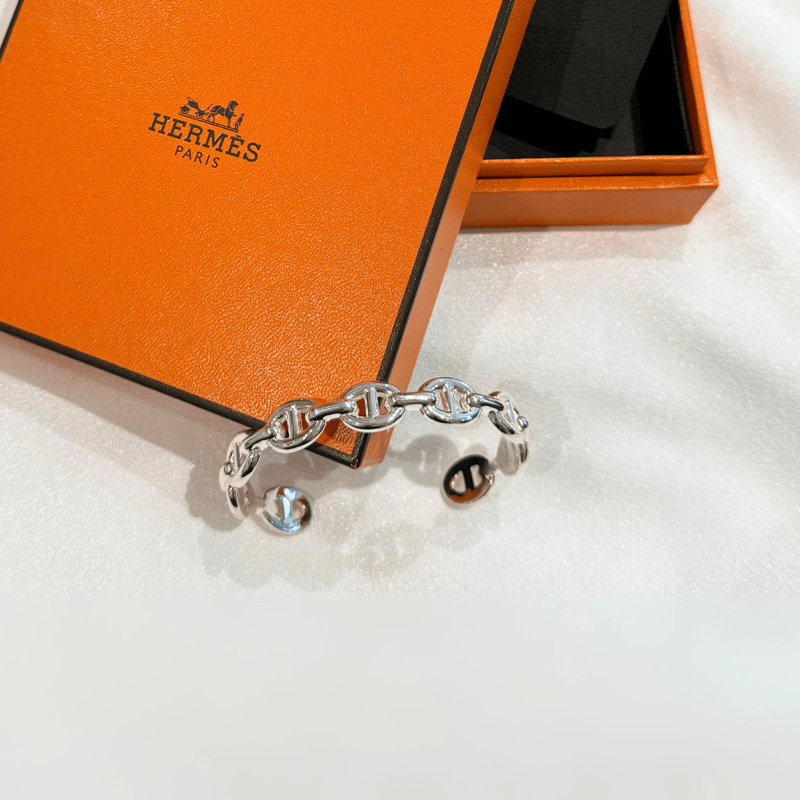 Hermès Chaine d'ancre Enchainee ST Sliver