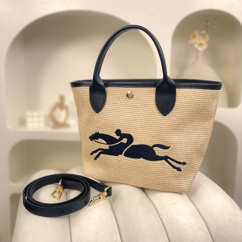 Longchamp Le Panier Pliage 手提包 S（黑色）