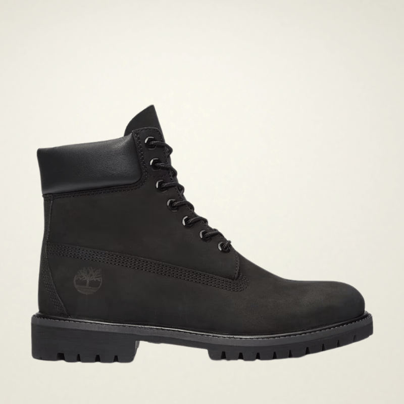 Timberland Premium 6 in Waterproof Boot Black Nubuck (UK9)