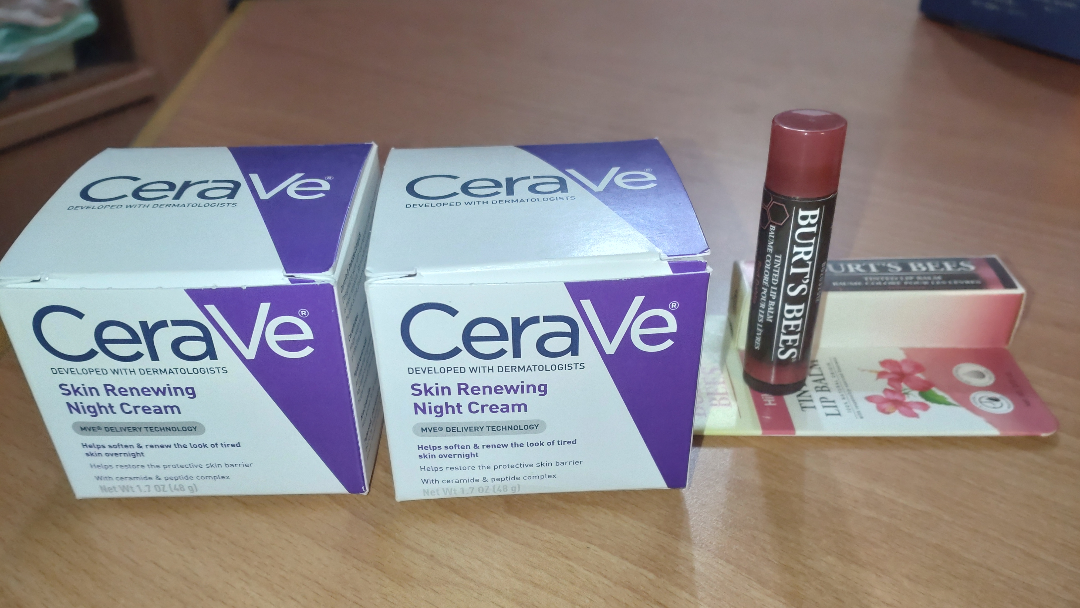 cerave night cream & Burt's bees Buyandship Hong Kong