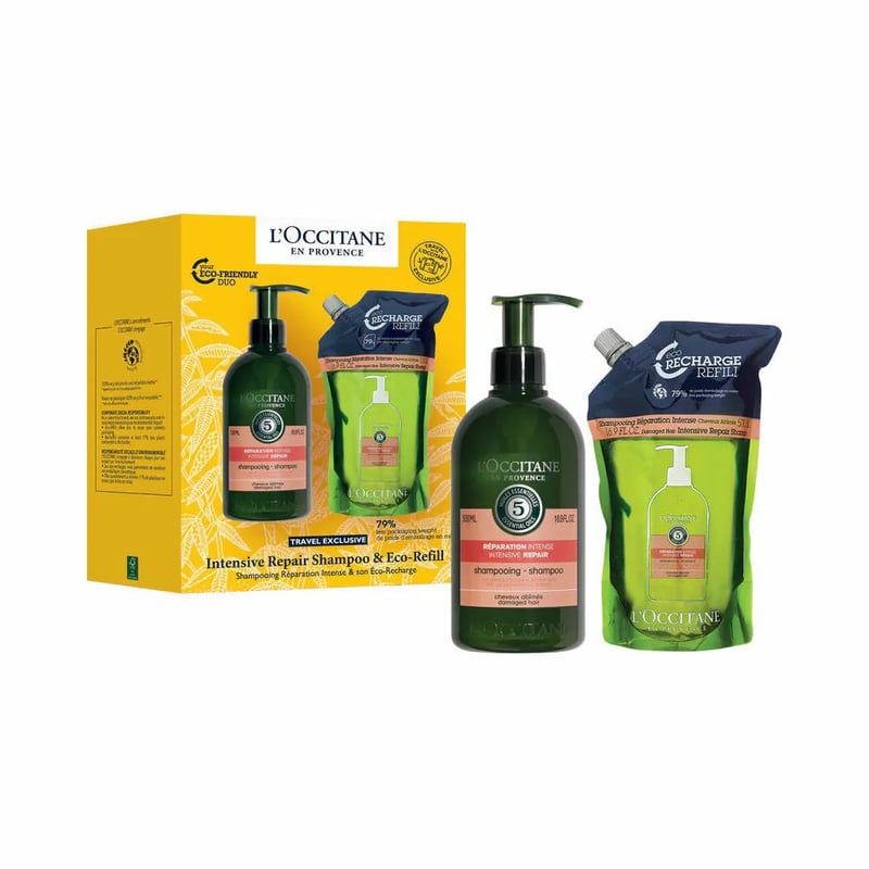 L'Occitane Intensive Repair Kit (Shampoo 500 ml + Eco-Refill 500 ml)