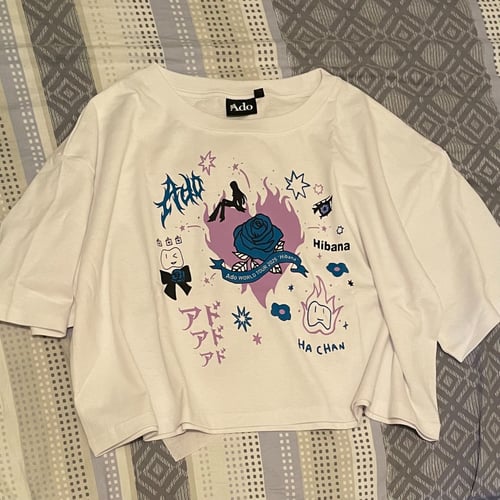 Ado HIBANA Tシャツ 特大 Ado Hibana ツアーTシャツ（黒） Tシャツ