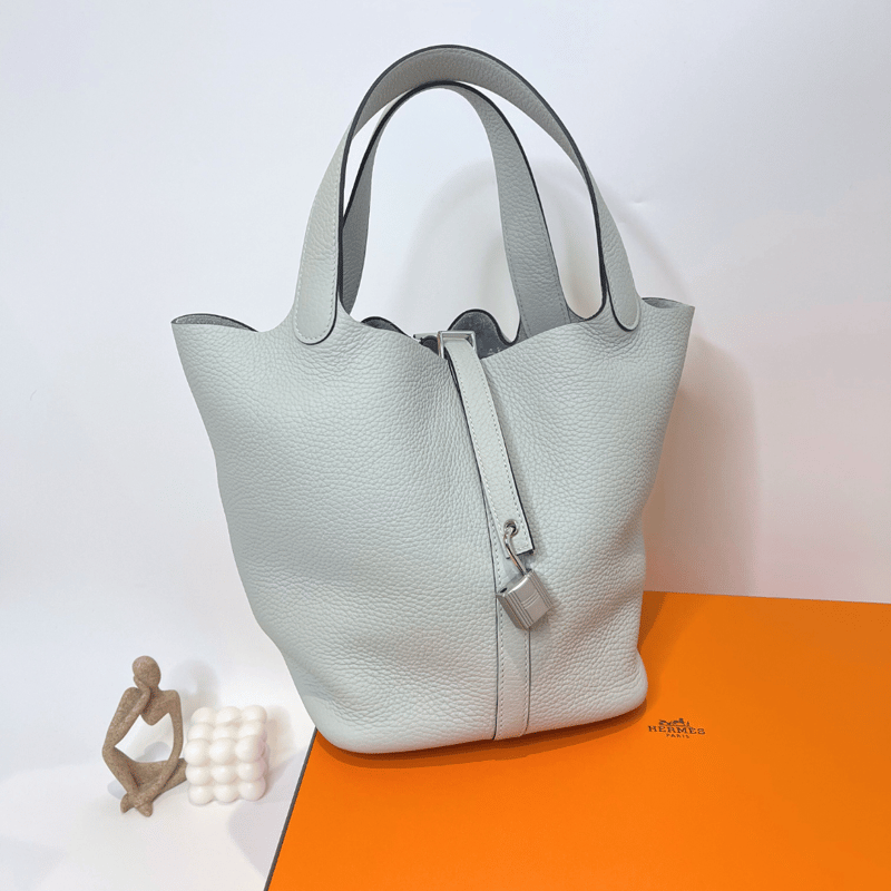 Hermès Picotin 22 (Gris Névé 水晶灰)