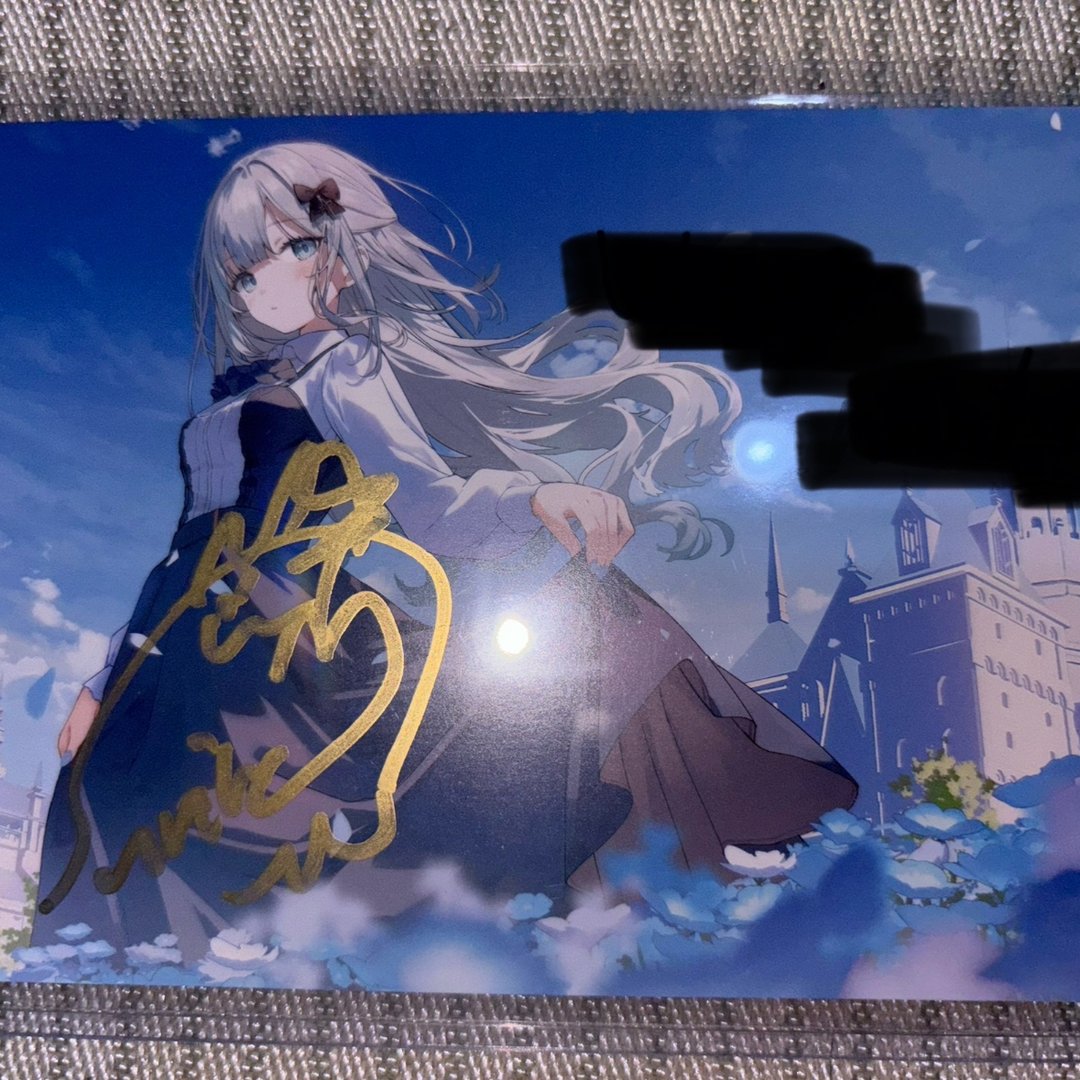 メンバーシップ枠】花芽すみれ直筆サイン入りポストカード【誕生