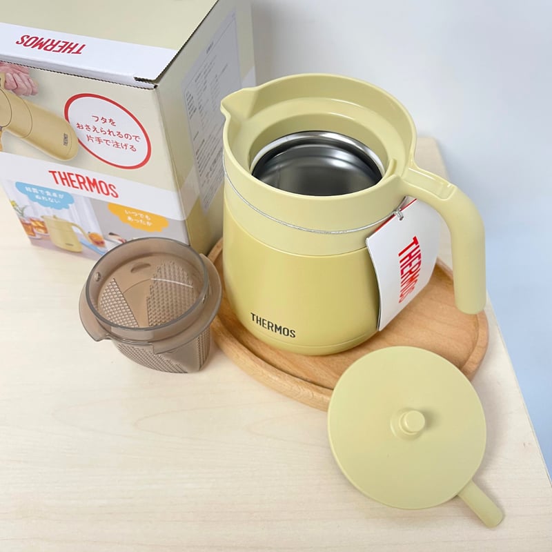 日本 Thermos 真空保溫手斟茶壺 700 ml