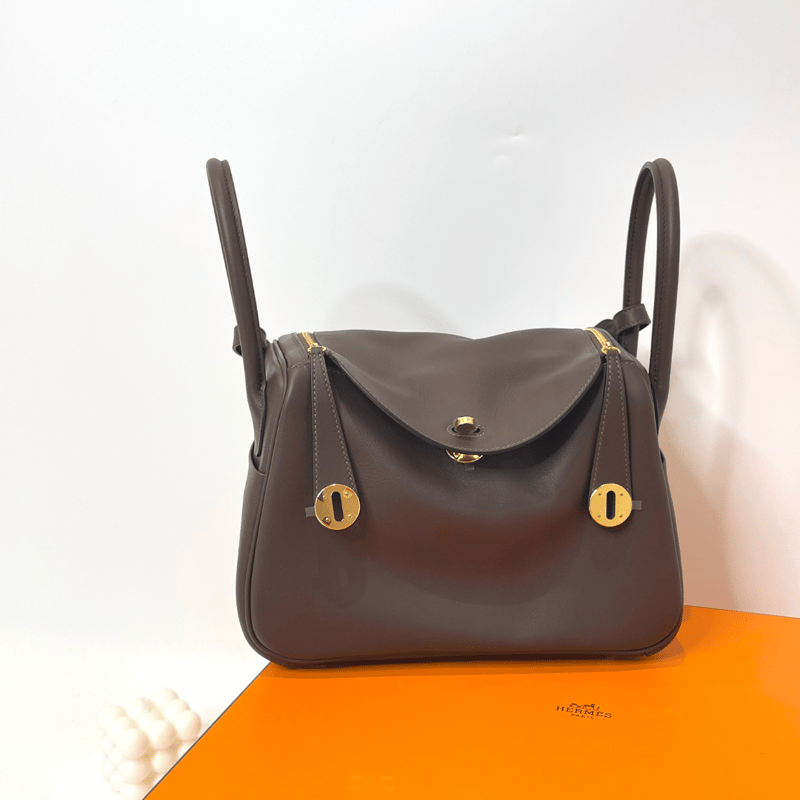 Lindy 26 Handbag/Shoulder Bag (44 Moka / Bleu Jean)