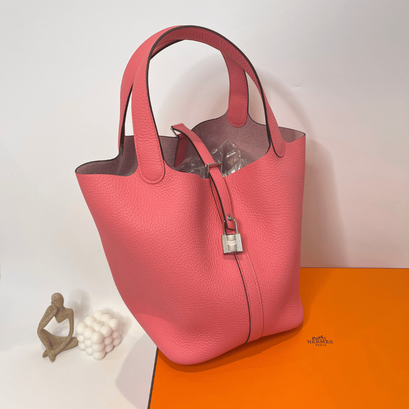 Hermès Picotin 22 杜鵑粉