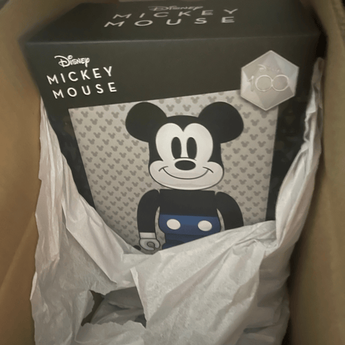 クリアファイル BEARBRICK Mickey Mouse Blue Ver400%&100% BEARBRICK Fragment Mickey Mouse Blue｜User Shared Post｜Buy&Ship
