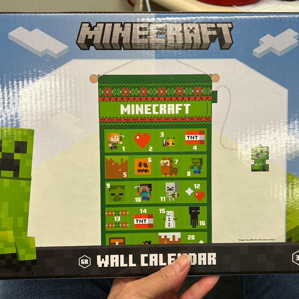 Minecraft advent calendar Buyandship Singapore